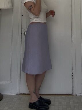 Vintage Lavender A-Line Skirt